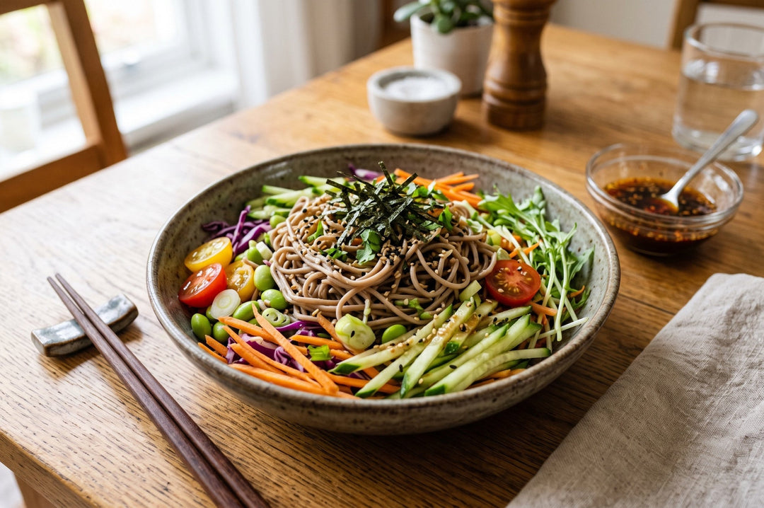 JFC's Soba Noodle Salad 蕎麦サラダ (Salad With Buckwheat Noodle) Recipe