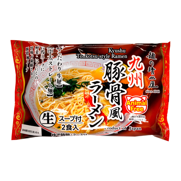 [SYD] SHIMIZUYA Kyushu Tonkotsufu Ramen 2P 296g + FREE DRIED SEAWEED