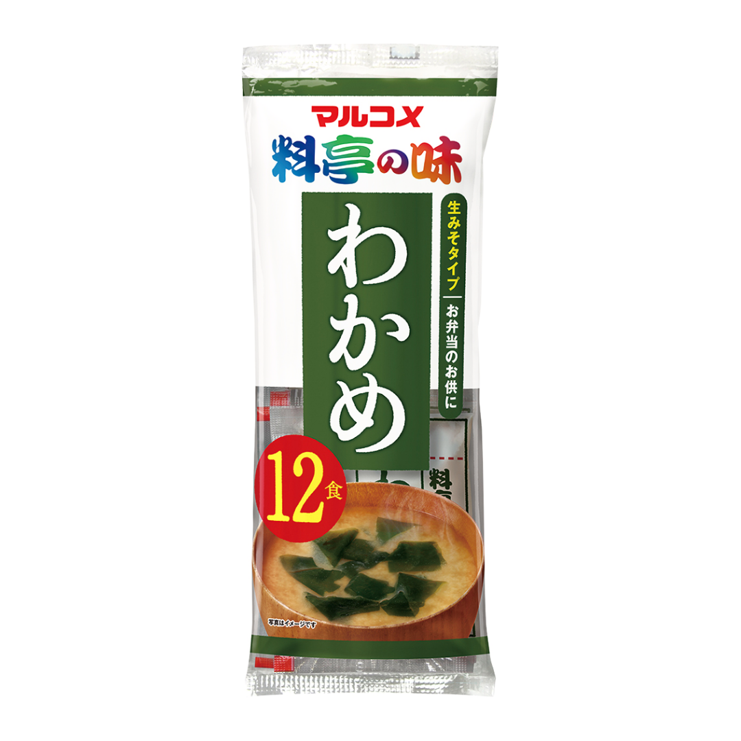 [ADL]Ryotei no Aji Quick Serve Miso Soup Wakame 12pc