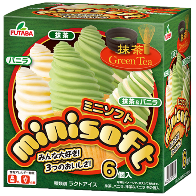 [ADL]Matcha Vanilla Soft 6pc 450ml