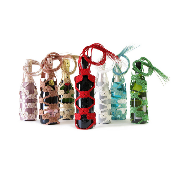 [SYD]Mizuhiki Bottle Holder Red