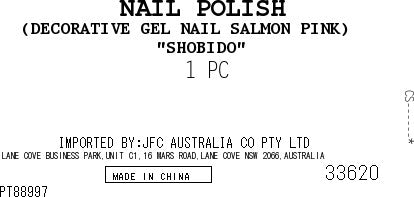 [SYD]Gel Nail Salmon Pink 1p