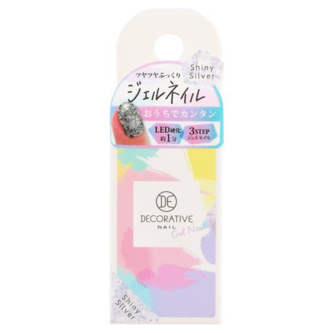 [SYD]Gel Nail Shiny Silver 1p
