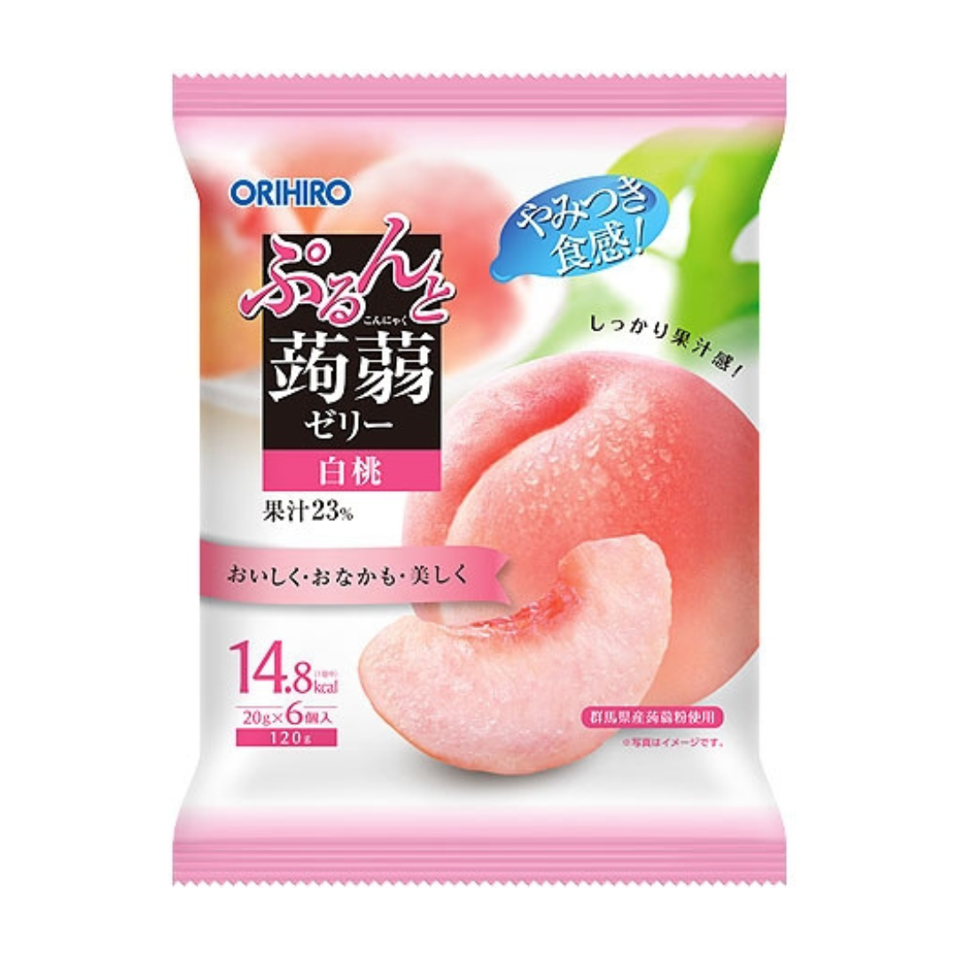 [ADL]Purunto Konnyaku Jelly Peach Pouch 120g