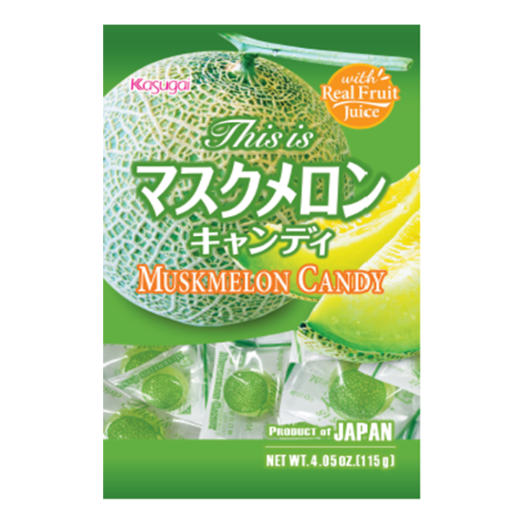 [ADL]KASUGAI Muskmelon Candy 115g