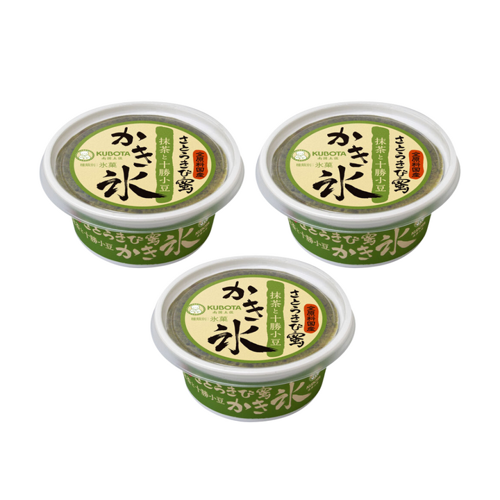 [SYD]KUBOTA Matcha Azuki Kakigori 170ml × 3ea