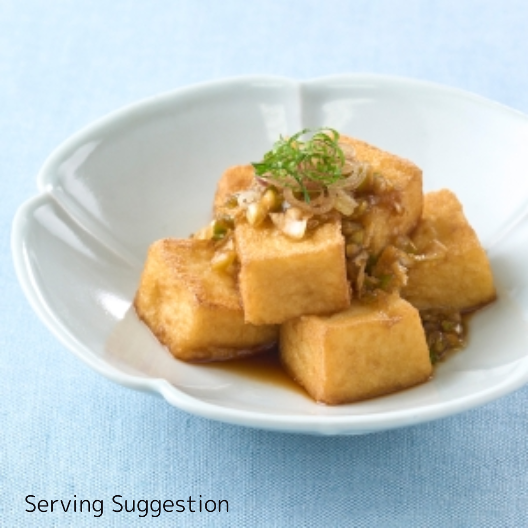 [ADL] AJIKAN Kinu Atsuage Tofu Shikaku 1kg