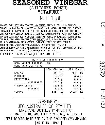 [SYD]OTAFUKU Aji Ponzu 1.8L