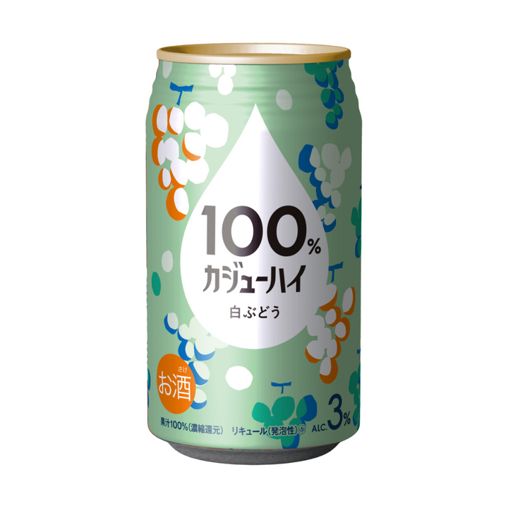 [ADL]KAJU HI Shirobudo(White Grape) CHUHAI CAN 340ml x 4ea