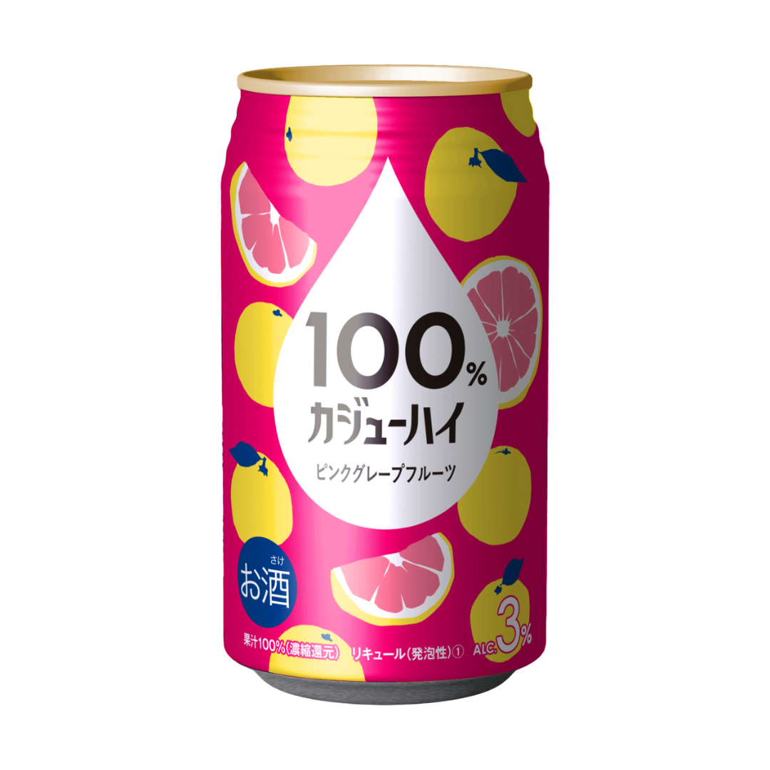 [ADL]KAJU HI Pink Grapefruit CHUHAI CAN 340ml x 4ea