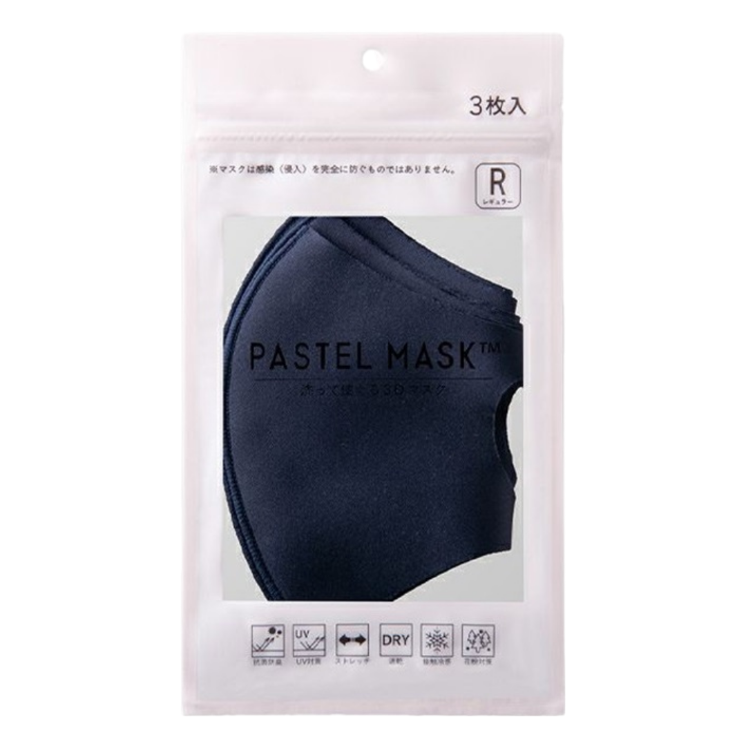 [SYD]Pastel Mask Navy 3pc Regular