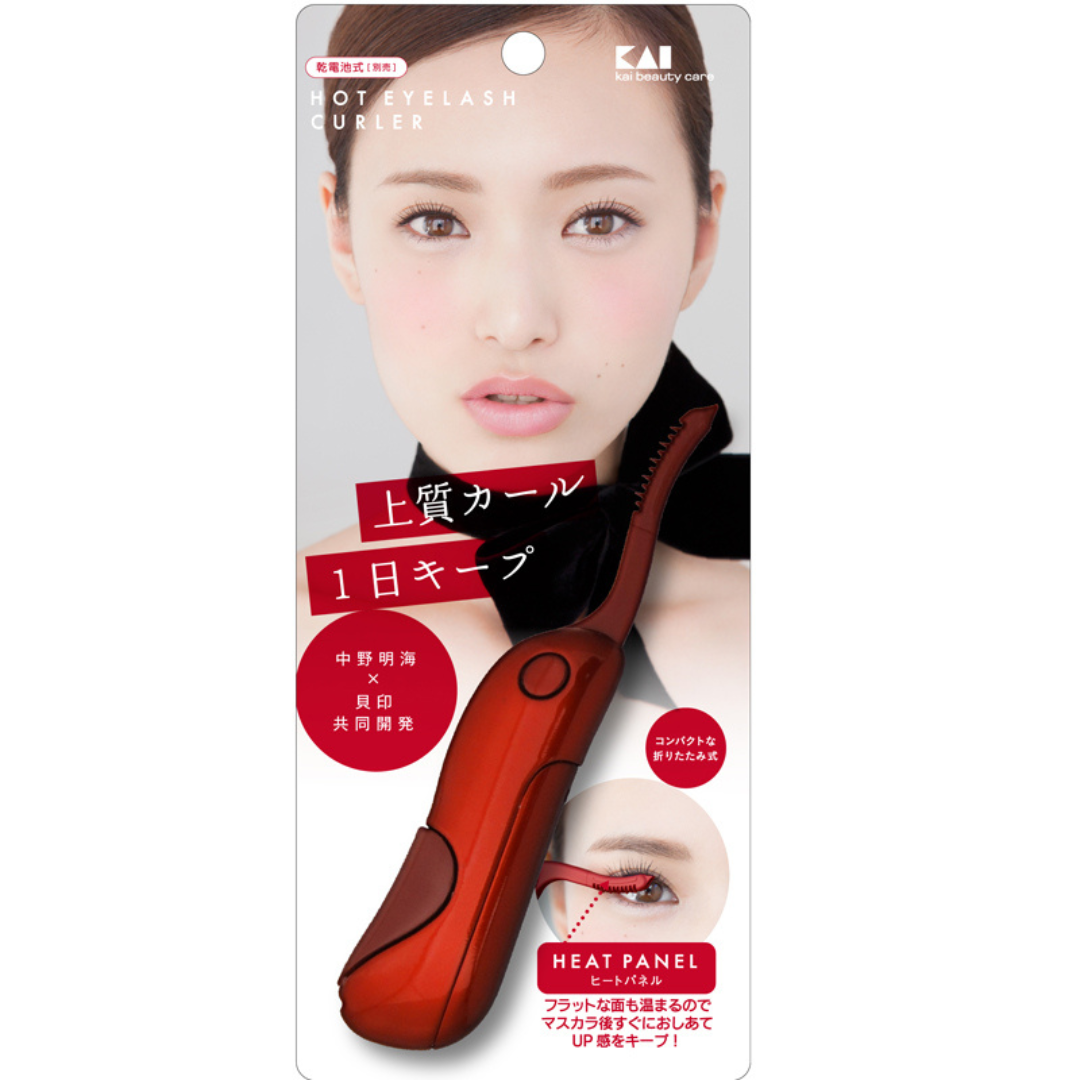 [ADL]KAI Hot Eyelash Curler Red 1p