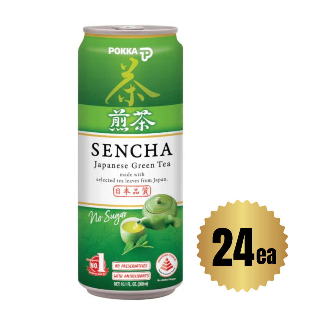 [ADL]POKKA Sencha (No Sugar) Sleek Can 300ml x 24ea