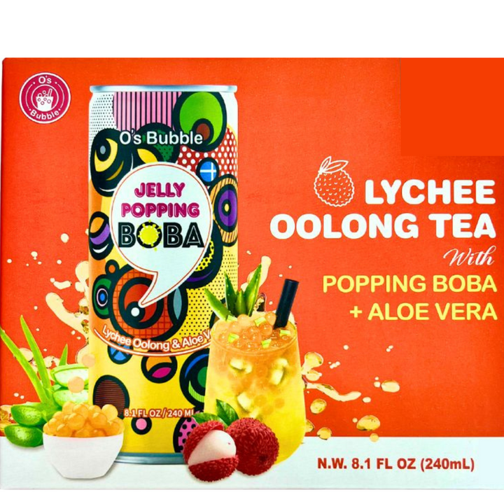 [ADL]O'S BUBBLE Lychee Oolong Tea Can 240ml