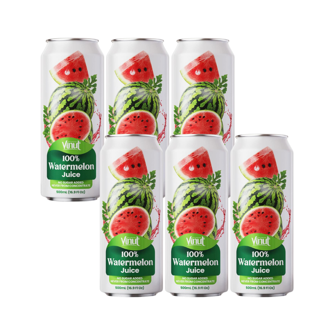 [ADL]VINUT 100% Watermelon Juice CAN 500ML x 6ea