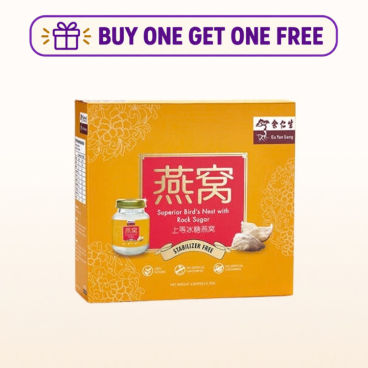 [SYD]EYS Superior Bird's Nest With Rock Sugar 70ml x 6ea (BBD: 19/Nov/2026) – Buy 1 Get 1 Free