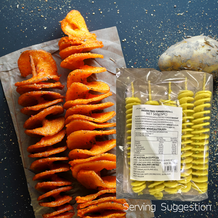 [ADL]Plain Skewered Tornado Potato 100g x 5pc 500g Frozen