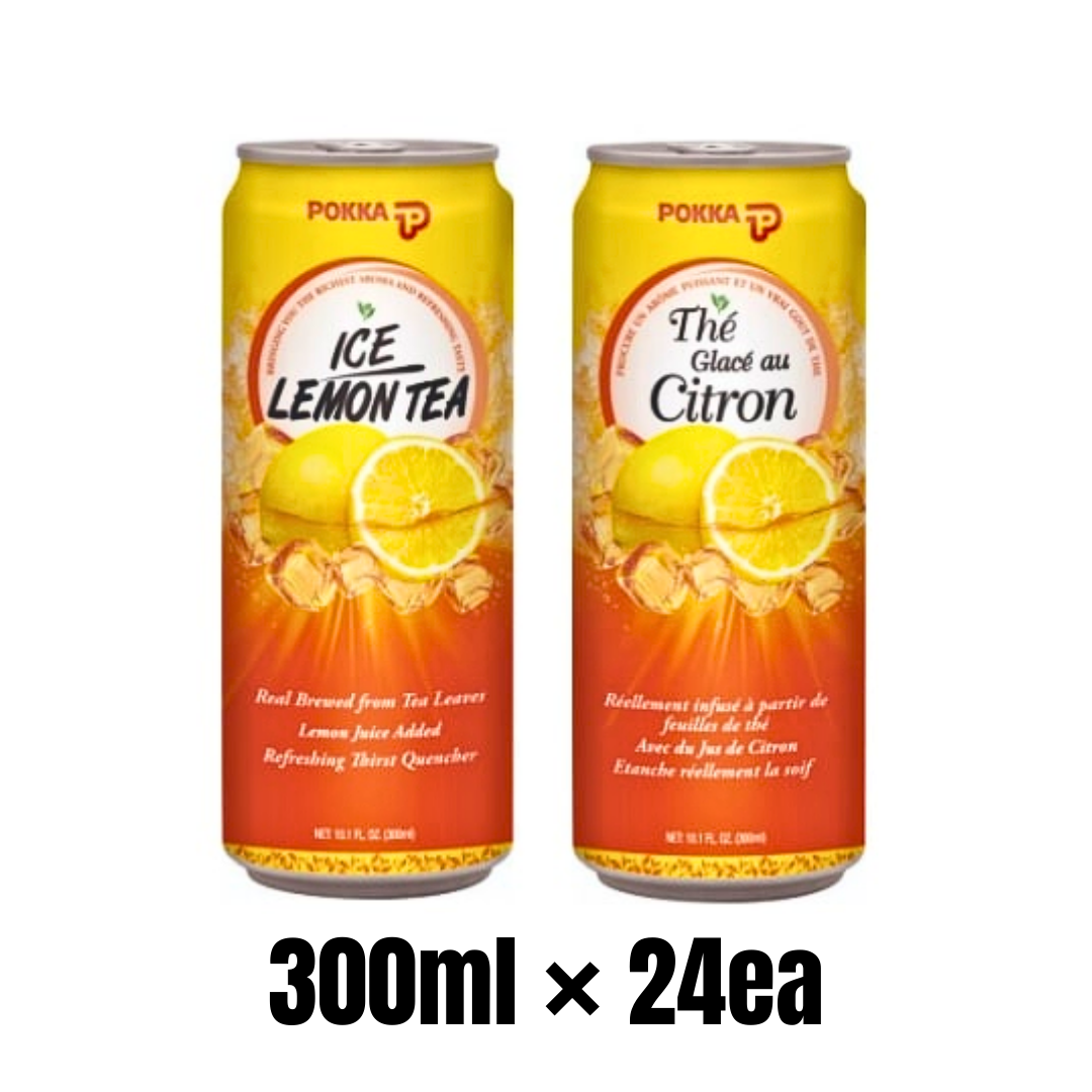 [SYD]POKKA Lemon Tea (Sleek Can) 300ml x 24ea
