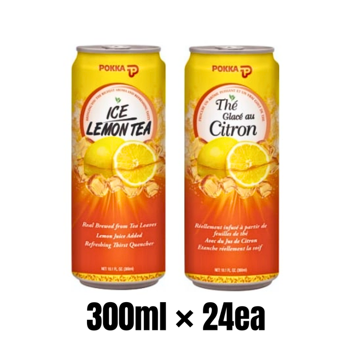 [SYD]POKKA Lemon Tea (Sleek Can) 300ml x 24ea