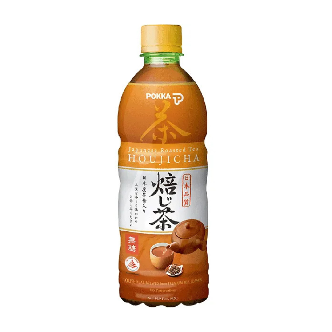 [SYD]POKKA Hojicha Tea 500ml x 24ea (BBD: 11/Oct/2026)