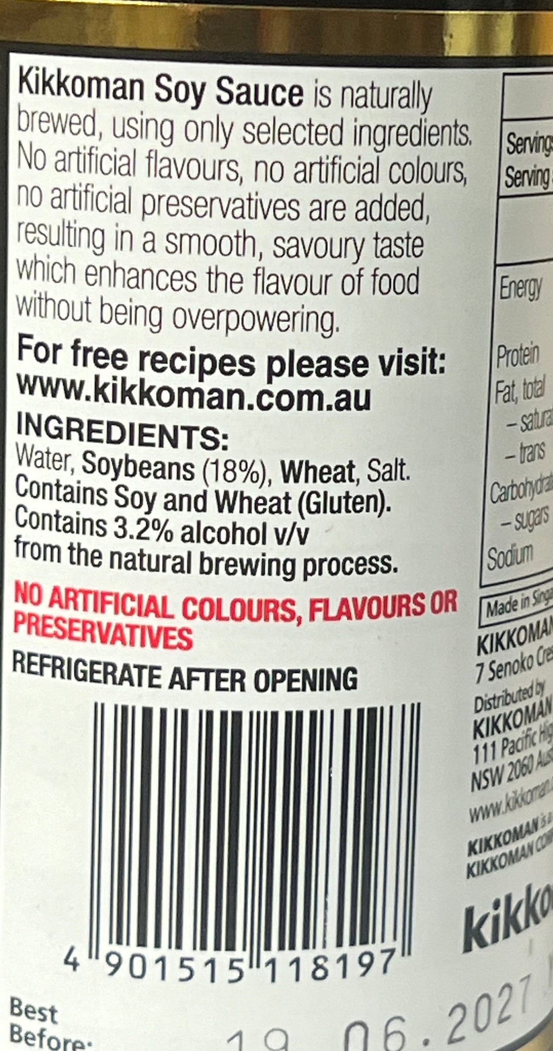 [SYD]Naturally Brewed Soy Sauce 250ml