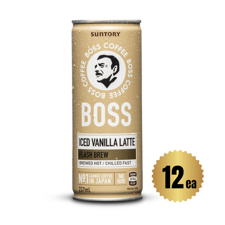 [SYD]SUNTORY Boss Iced Vanilla Latte 237ml x 12ea