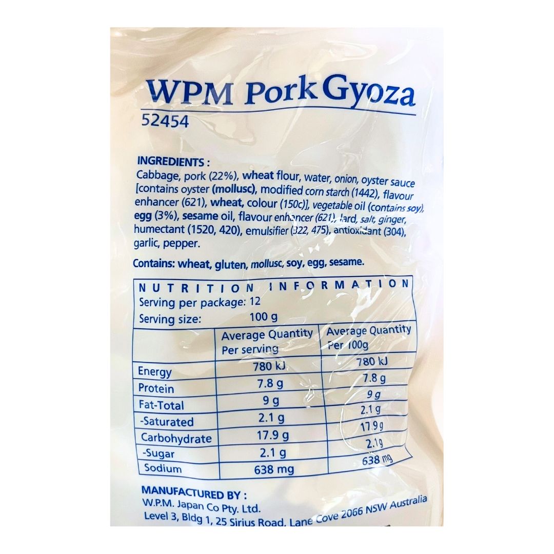 [SYD]Pork Gyoza 20g 60pc 1.2kg Pork Dumpling