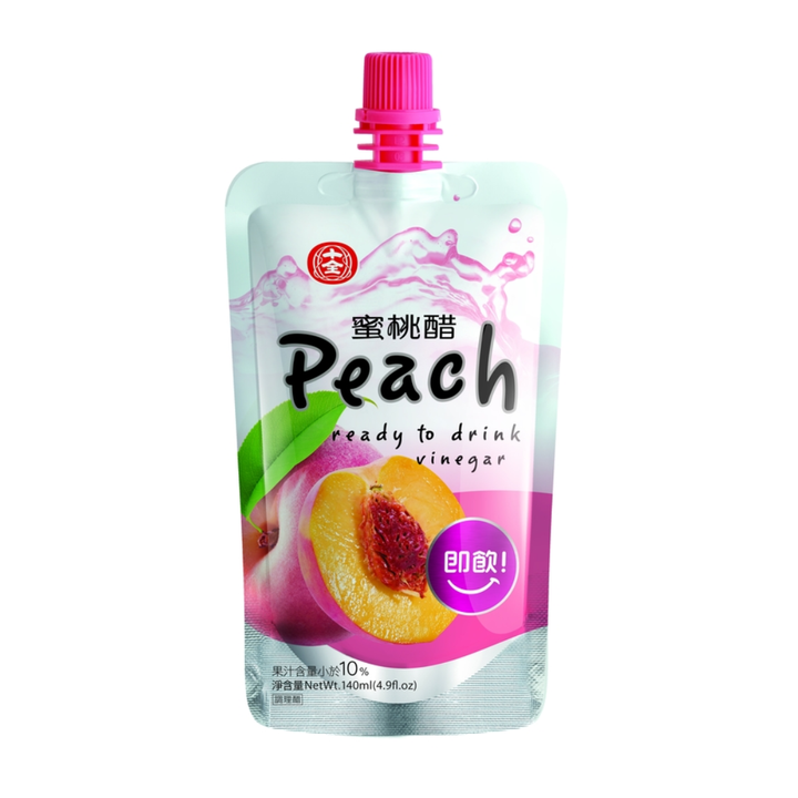 [SYD] SHIH-CHUAN Peach Vinegar Drink 140ml x 6ea
