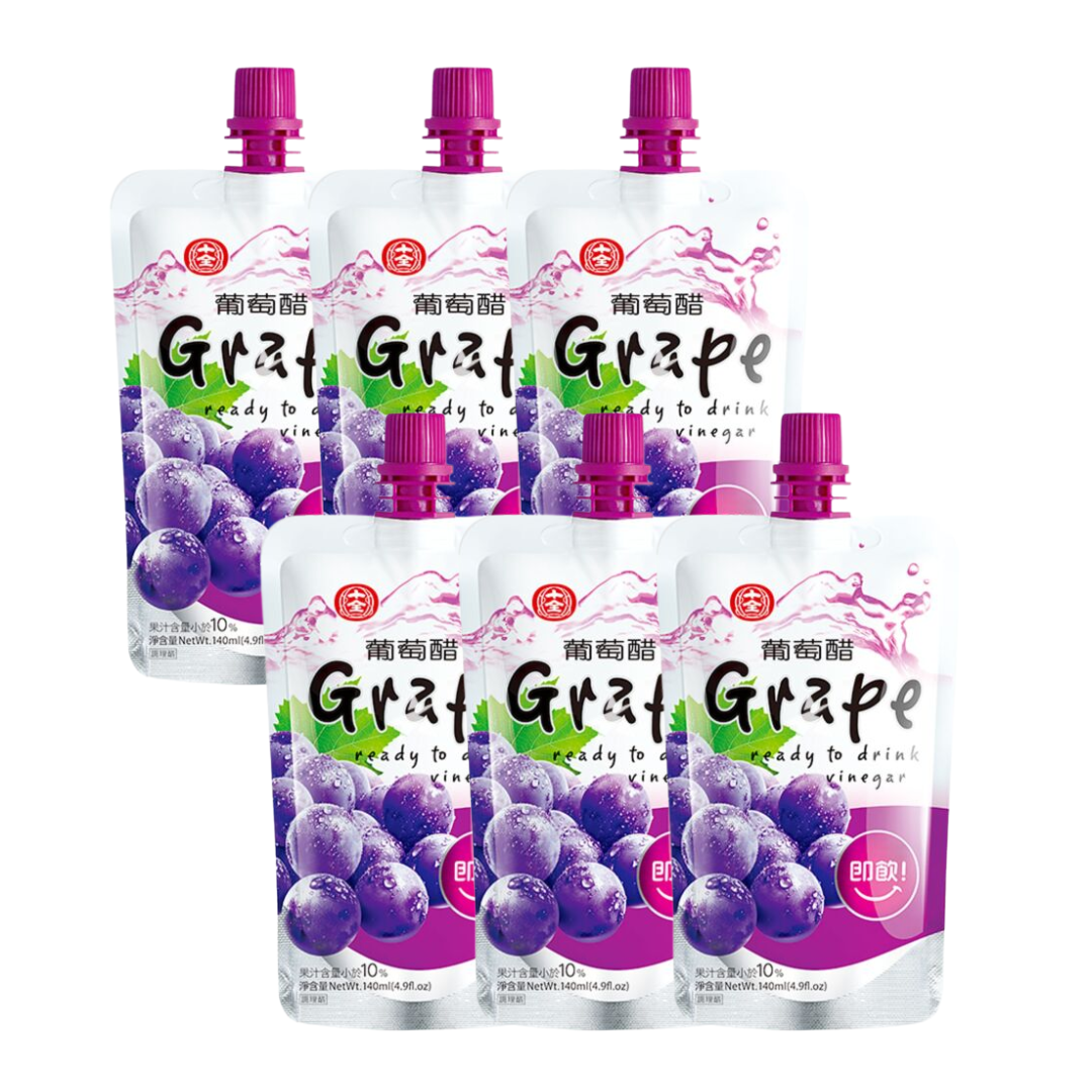 [SYD] SHIH-CHUAN Grape Vinegar Drink 140ml x 6ea