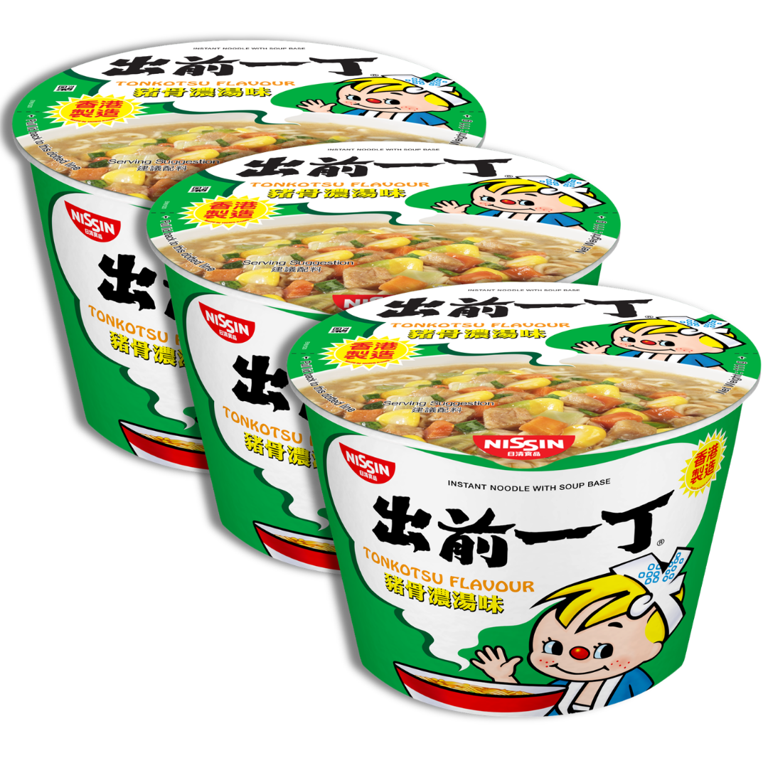 [ADL] NISSIN DR Tonkotsu Flavour Bowl 111g x 3ea