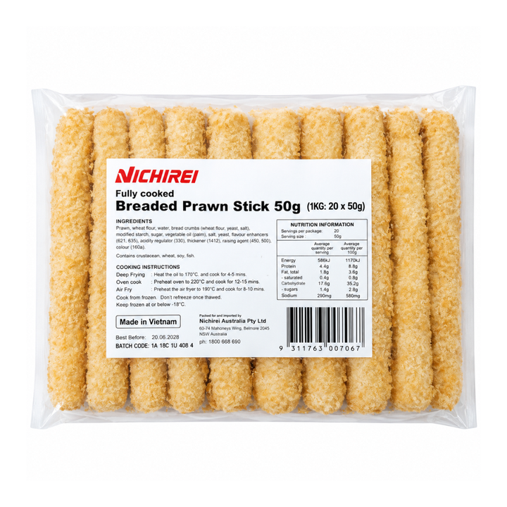 [SYD] NICHIREI Breaded Prawn Stick 20pcs 1kg