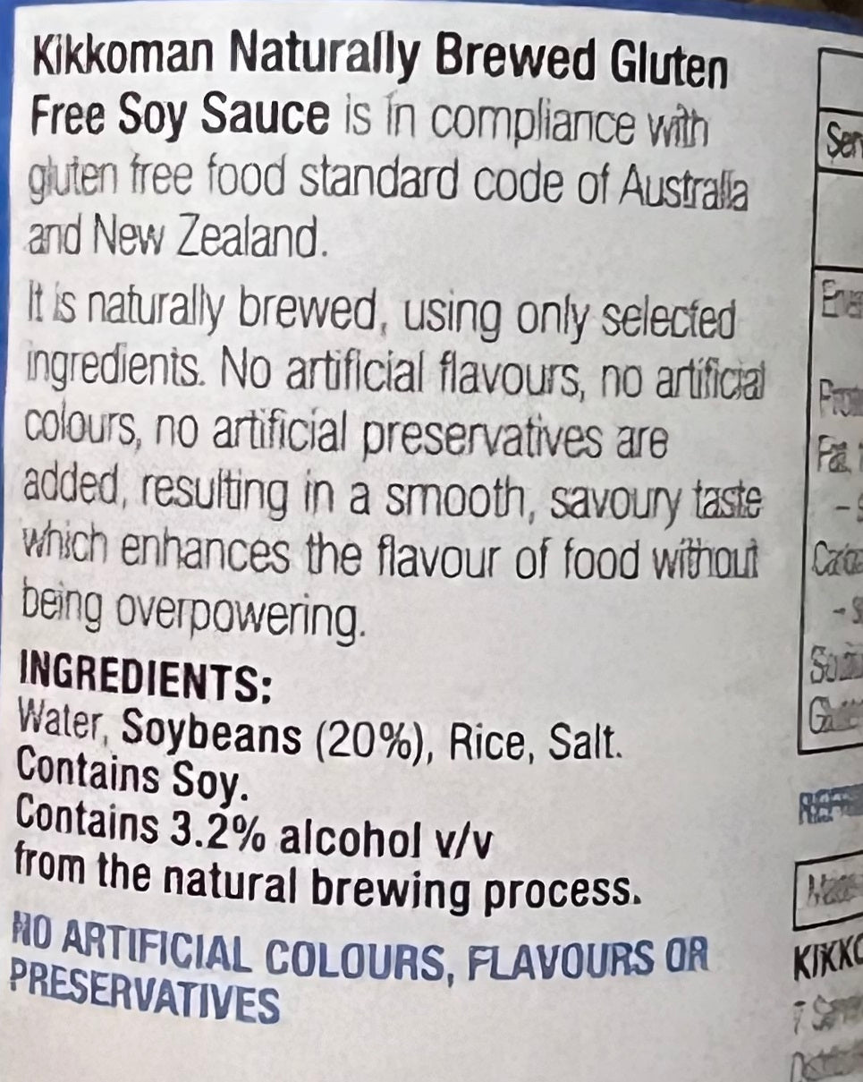 [SYD]Naturally Brewed Gluten Free Soy Sauce 250ml