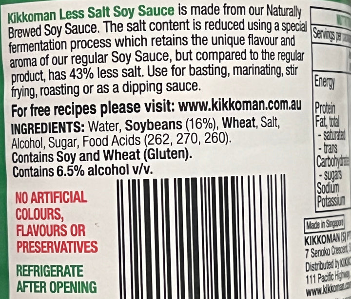 [SYD]Naturally Brewed Less Salt Soy Sauce 600ml