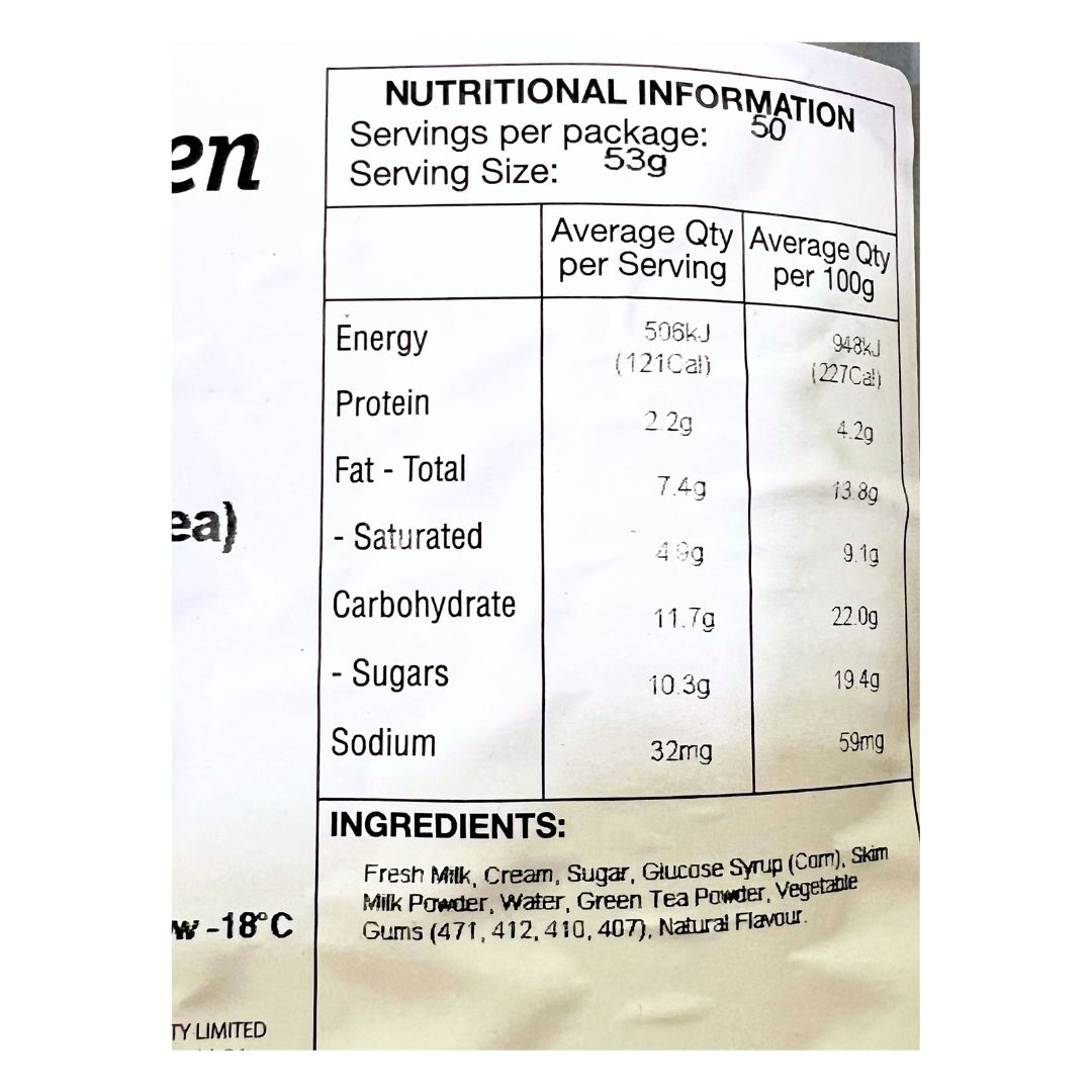[SYD]Green Tea Ice Cream 5L