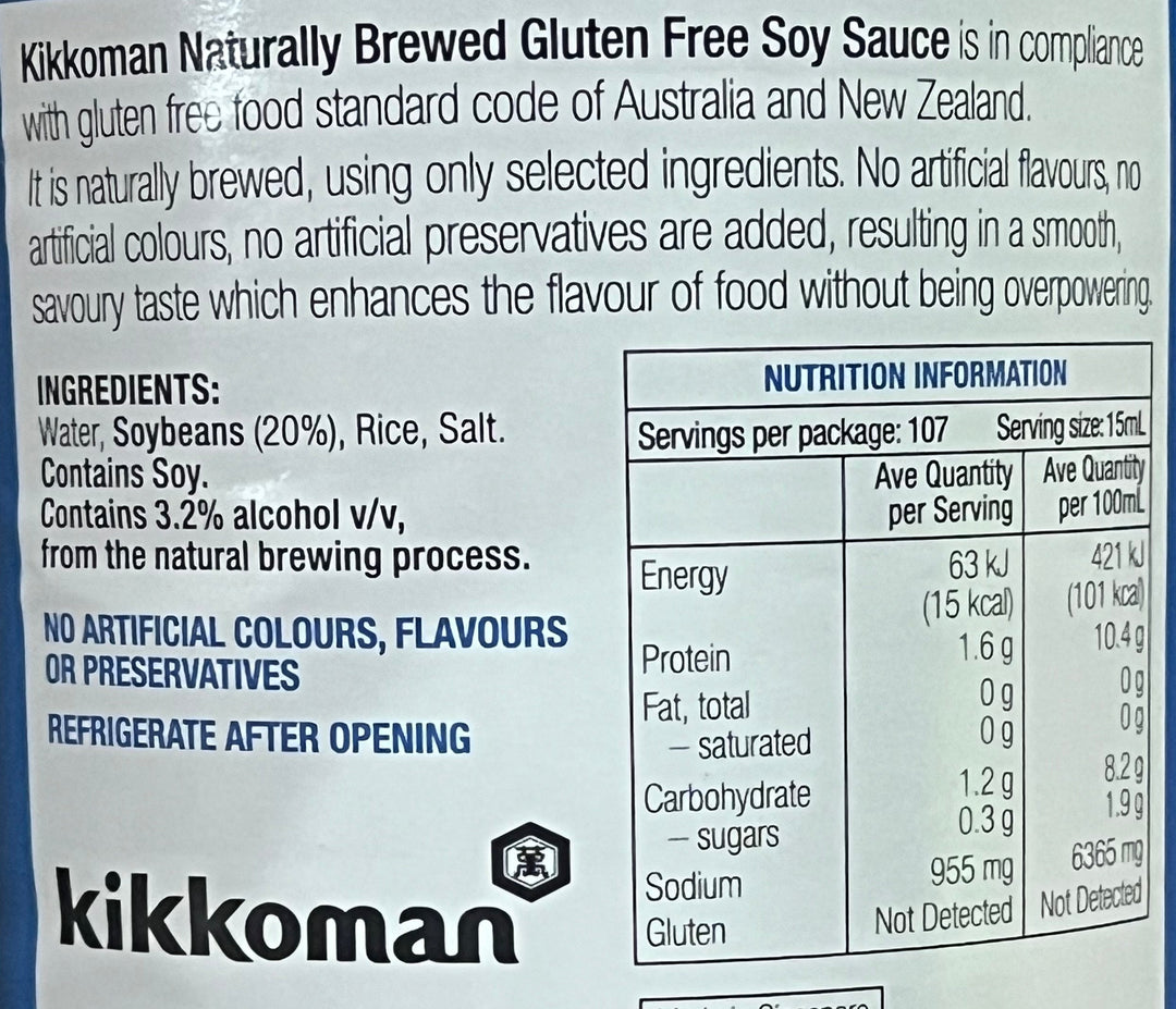 [SYD]Naturally Brewed Gluten Free Soy Sauce 1.6L