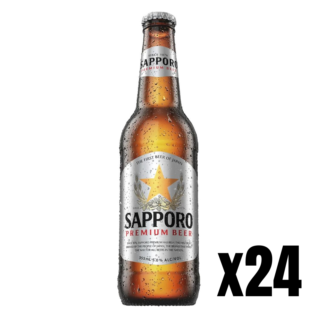 [SYD]Sapporo Draft Beer 355ml x 24
