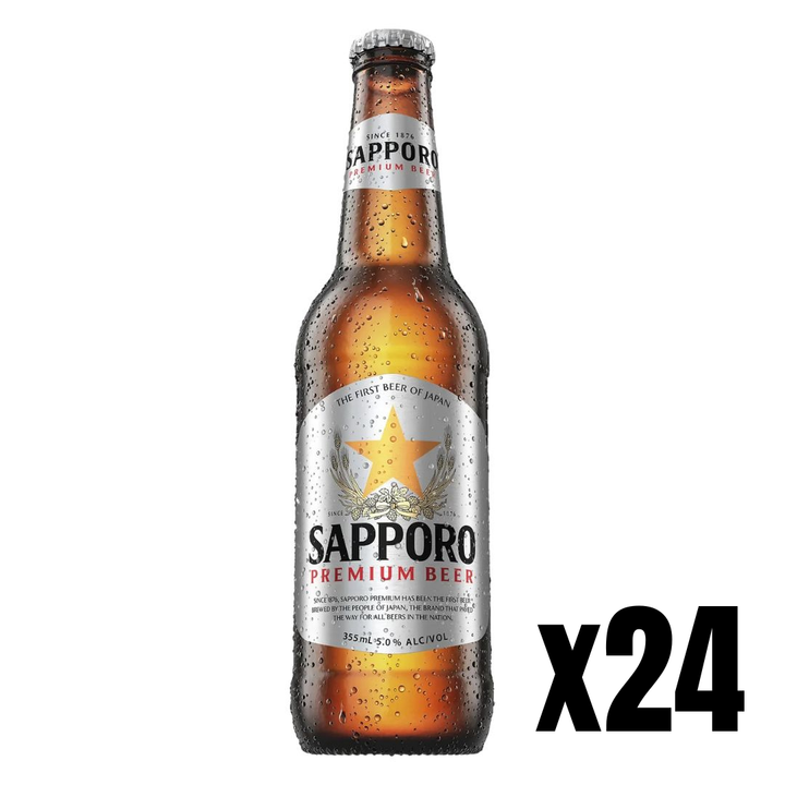 [SYD]Sapporo Draft Beer 355ml x 24