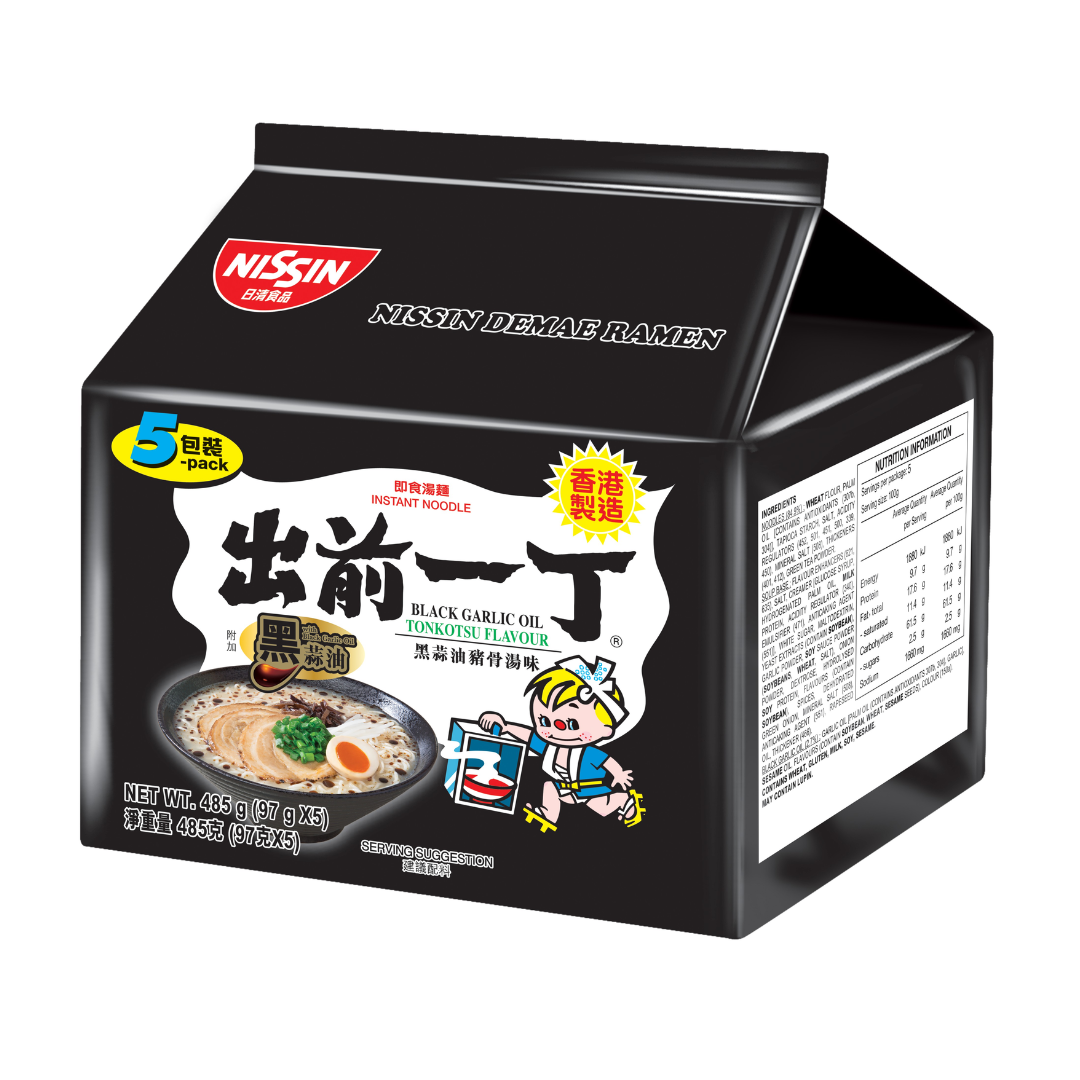 [ADL] DR Black Garlic Oil Tonkotsu Flavour 5pkt 485g