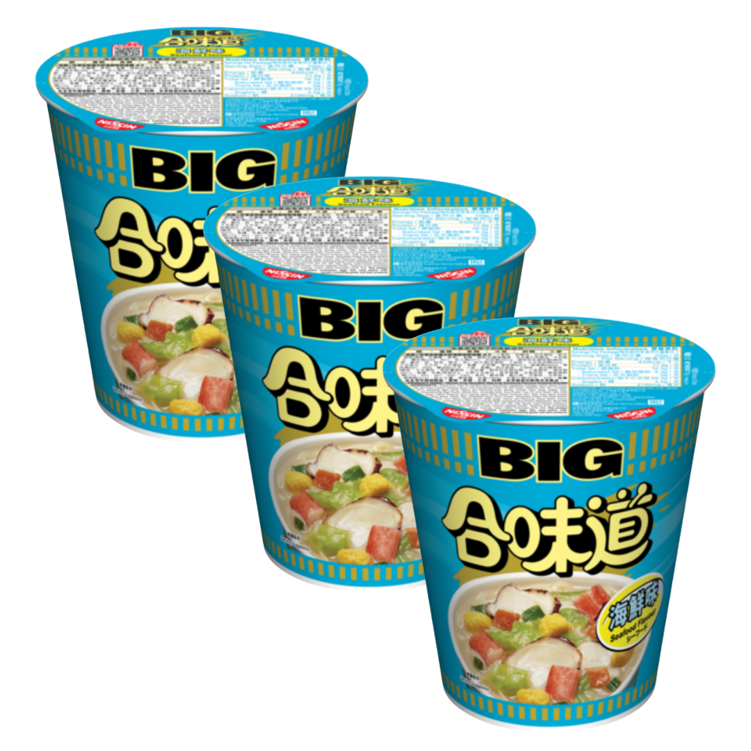 [SYD] NISSIN BIG Cup Seafood Flavour 99g x 3ea (15/Oct/2026)