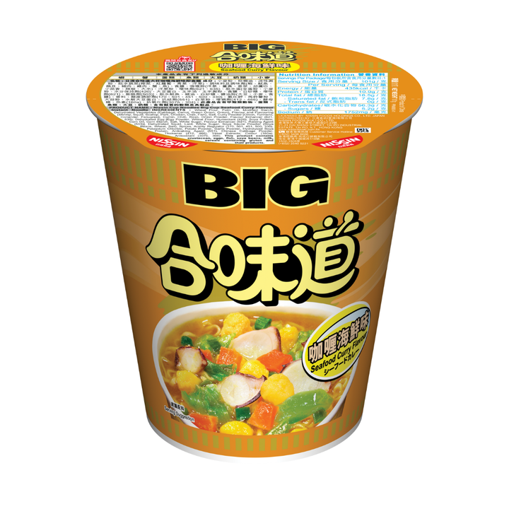 [ADL] NISSIN BIG Cup Seafood Curry Flavour 101g x 3ea