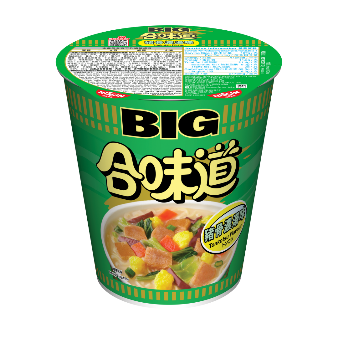 [SYD] NISSIN BIG Cup Tonkotsu Flavour 102g x 3ea