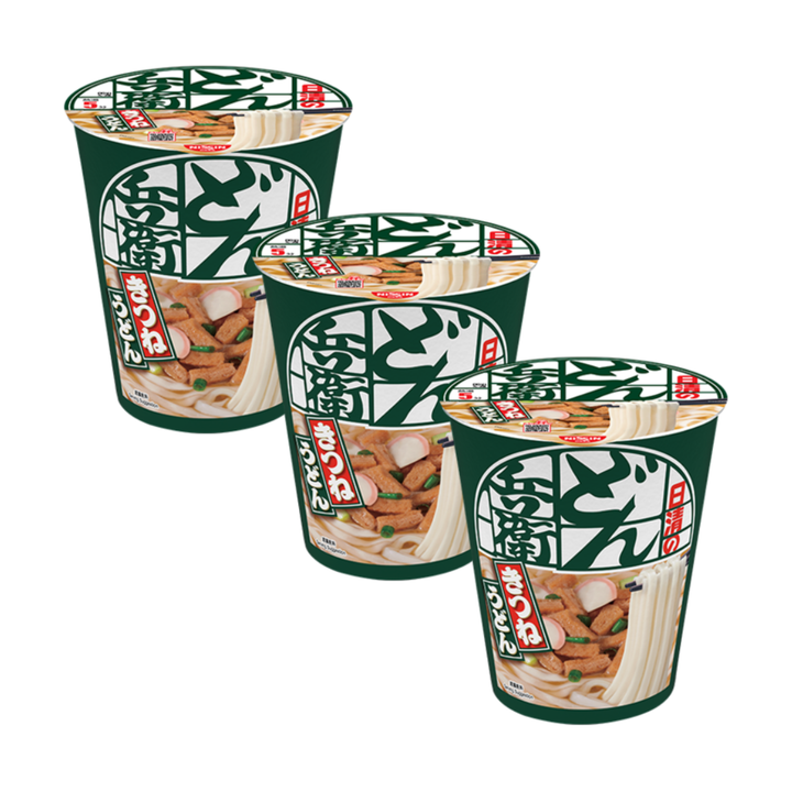 [SYD]NISSIN Donbei Kitsune Cup Udon 82g x 3ea + FREE DRIED SEAWEED