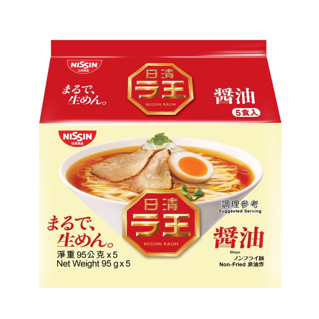 [SYD]NISSIN Raoh Shoyu Flavour 5pks 475g