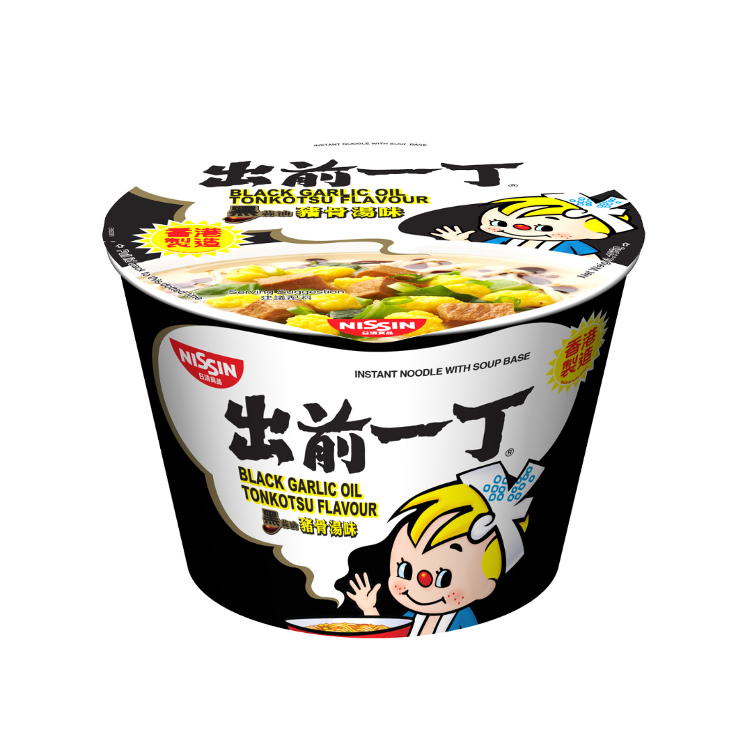[SYD]NISSIN Black Garlic Oil Tonkotsu Flavour Bowl 106g x 3pc