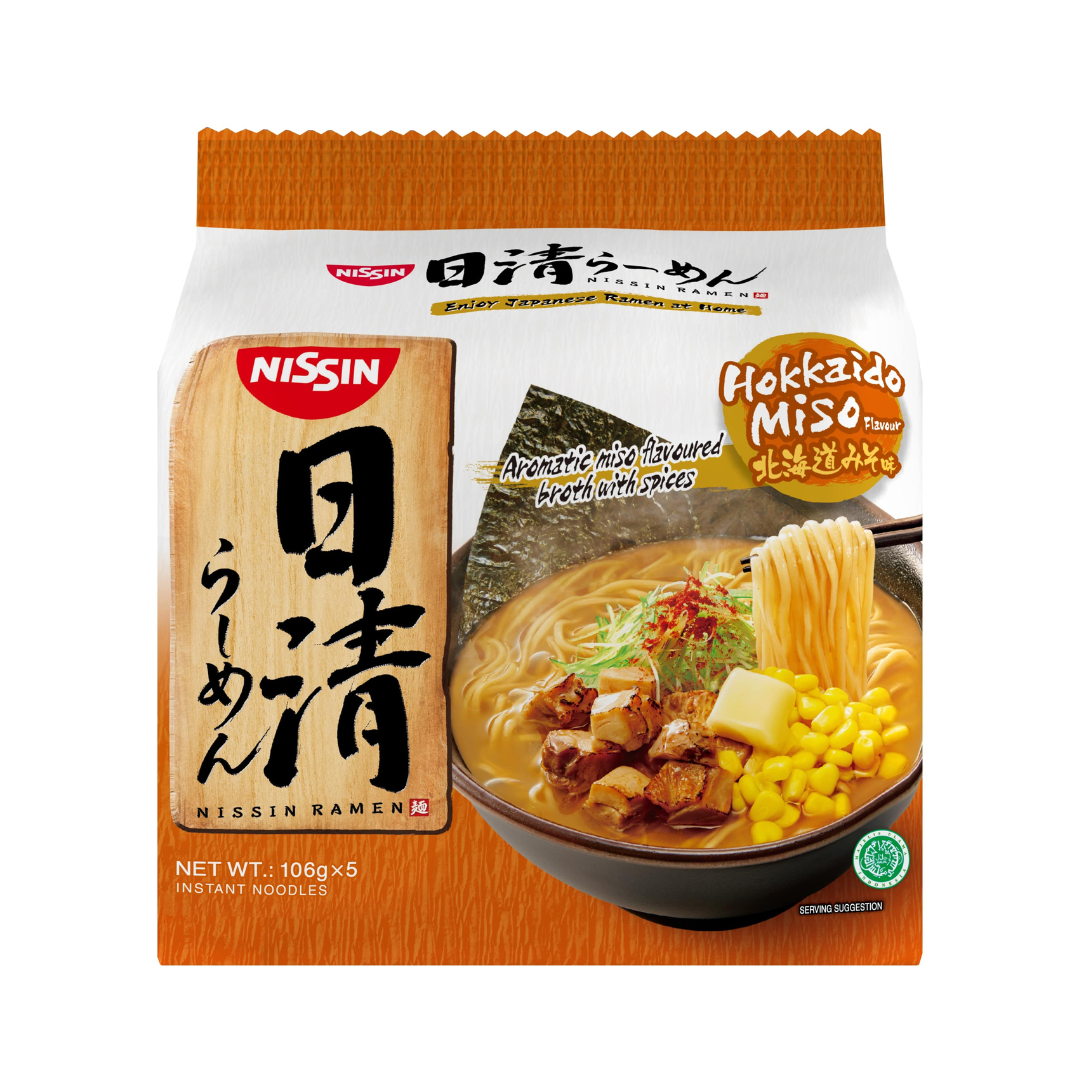 [ADL]NISSIN Hokkaido Miso Flavour 5pks 530g