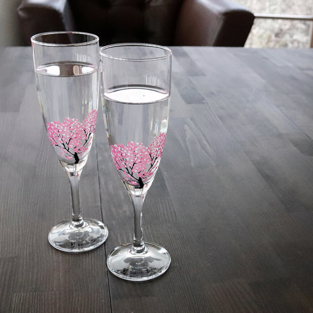 [SYD]Sakura Champagne Glass 2pc
