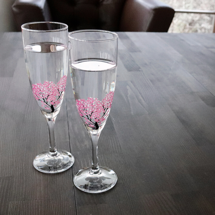 [SYD]Sakura Champagne Glass 2pc