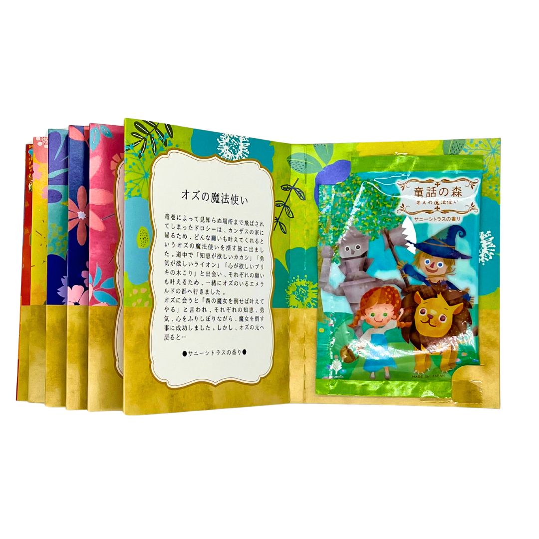 [SYD]Dowa no Mori Book Bath Powder 6p
