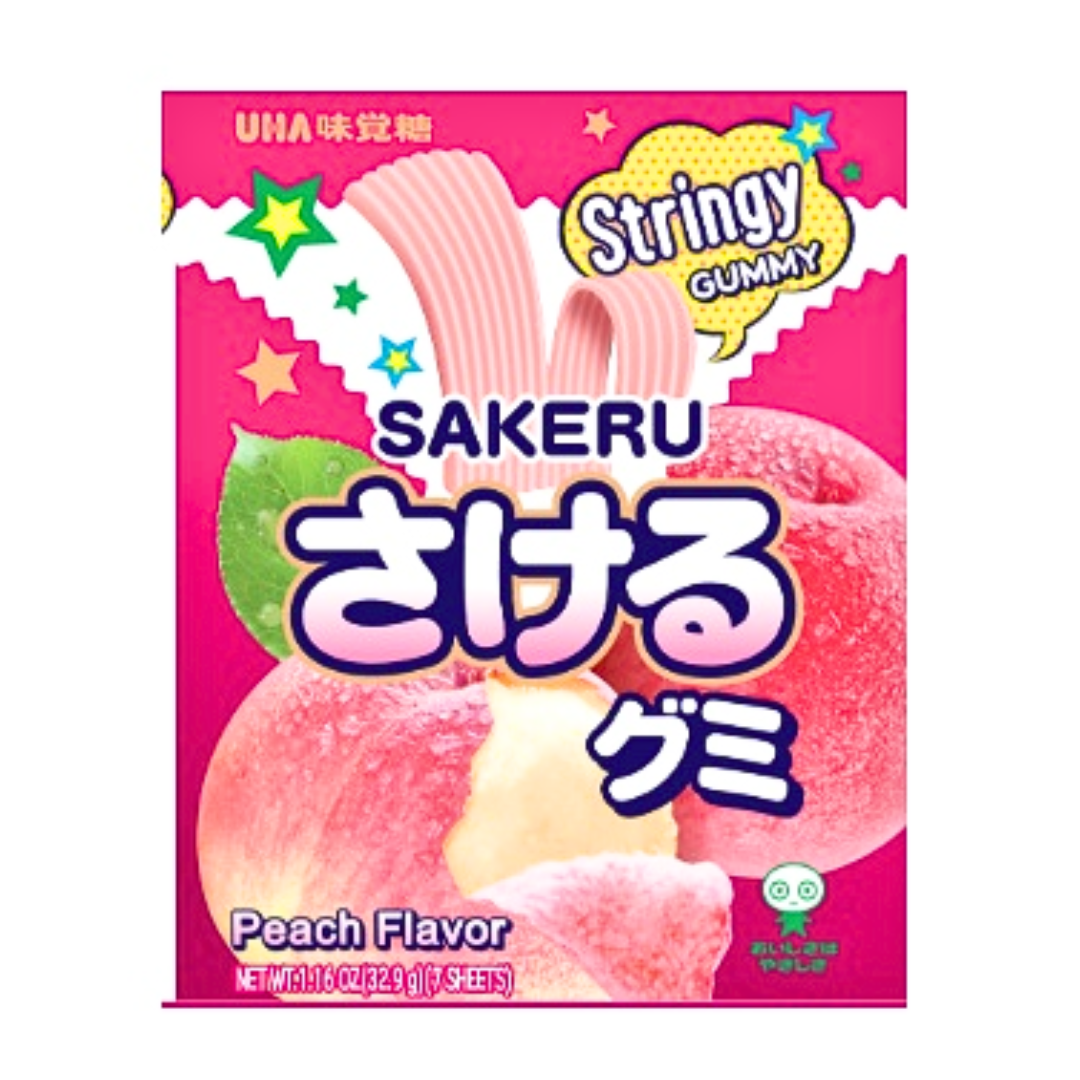 [ADL]UHA Sakeru Gummy Hakuto(Peach) 7p 32.9g