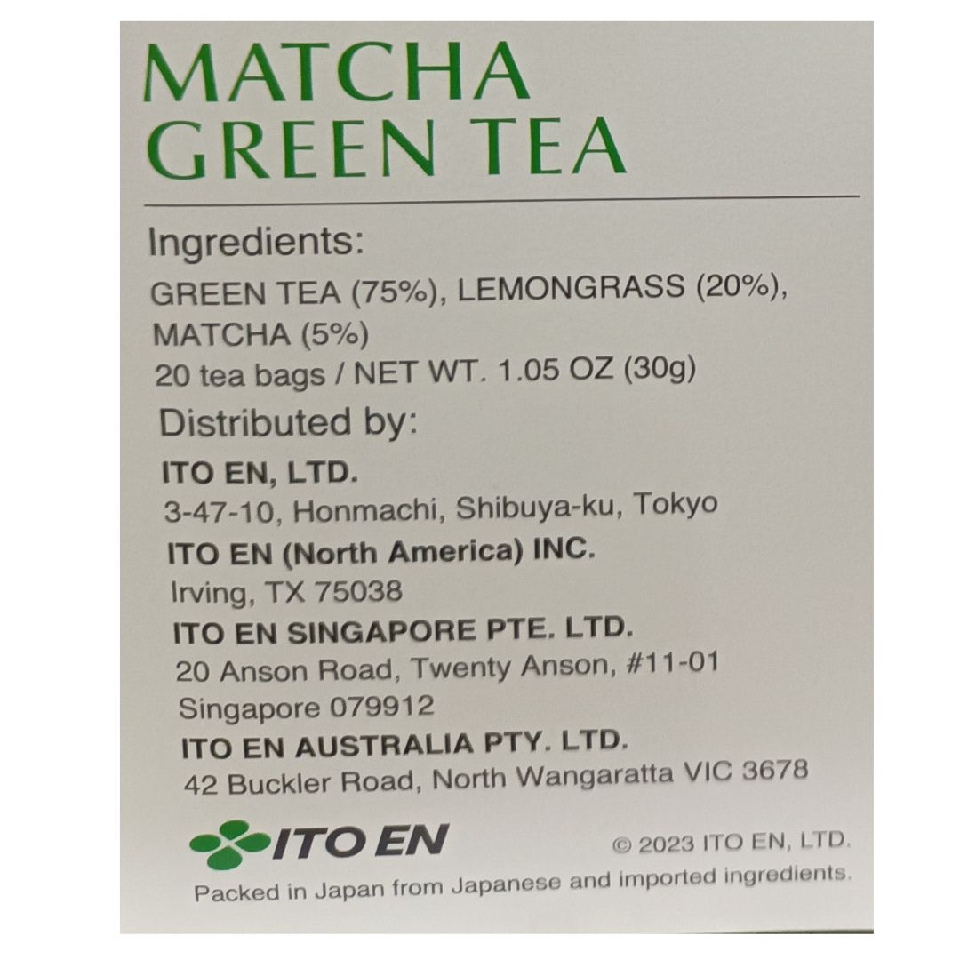 [SYD]Matcha Green Tea Lemongrass 1pkt